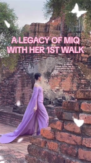 Poyd Treechada Makes History with Her 1st Walk at MIQ 2023