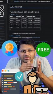 1.2K reactions · 226 shares | Learn and Practice SQL for free, . . . . . . #sql #tech #free #instatech #learn #technews #teach #viraltech #techreel #dailytech #pctips #pctricks #instagramtech #activetech | Mahaveer Singh | Facebook