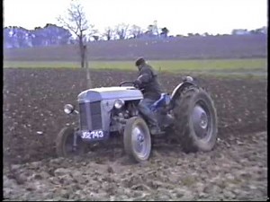 Ploughing with two Ferguson TEF 20's