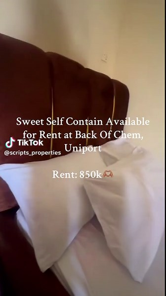 For students ‼️‼️ Sweet furnished selfcon available for rent at Back of chem with Alakahia light and good road Note:: The house comes with this items in it ... If it were to be two persons each person pair and pays together but if just 1person I have a sweet discount for you ... Rent 1m to renew 850k Agent fee 20% DM for more info ℹ️ #fyppppppppppppppppppppppp #trendingvideo #portharcourttiktoker #fypシ゚viral #viralvideo
