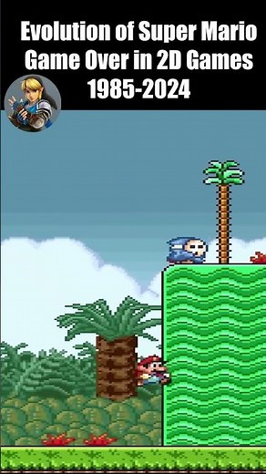 Evolution of Super Mario Game Over in 2D Games | 1985 - 2024 in 3min #supermario #evolutionofgames