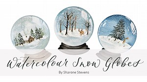 Watercolour: How to Paint Snow Globes | Sharone Stevens | Skillshare