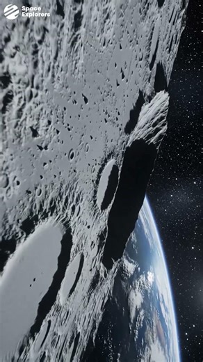 Moon in 4K from Space 🌕 | Hyper-Realistic Cinematic Orbit with Earth View