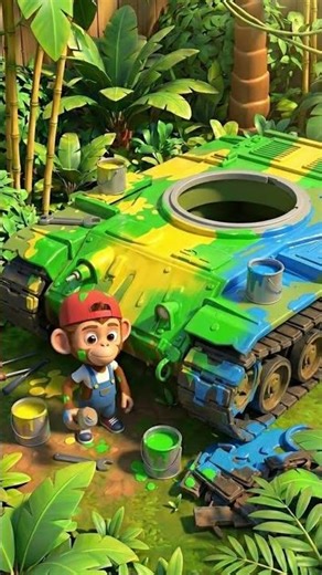 Jojo Restores a Broken Tank! 🚜 (Satisfying Timelapse Transformation)