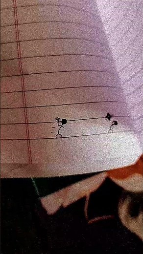 Stickman flip book fight P1vs P2 #stickman #stickman fight #flipbook