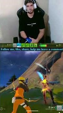 Naruto Skin Fortnite: EPIC Mid-Air Ability & Combat! #shorts