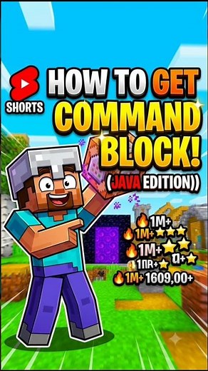 how to get command block in Minecraft java edition