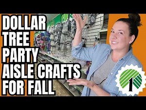 Fall Dollar Tree Party Aisle Crafts
