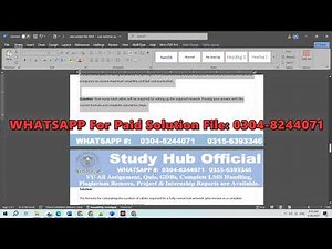 CS601 assignment 1 solution Spring 2025 | CS601 assignment 1 solution 2025 | CS601 Assignment 1