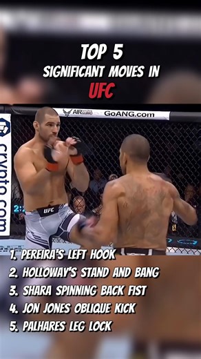 Top 5 Signature Moves in Ufc🔥#signature #moves #ufc