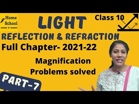 Light Reflection and Refraction Class 10 Physics || Magnification || Part-7