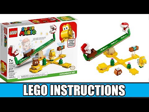 LEGO Instructions: How to Build Piranha Plant Power Slide Expansion Set - 71365 (LEGO SUPER MARIO)
