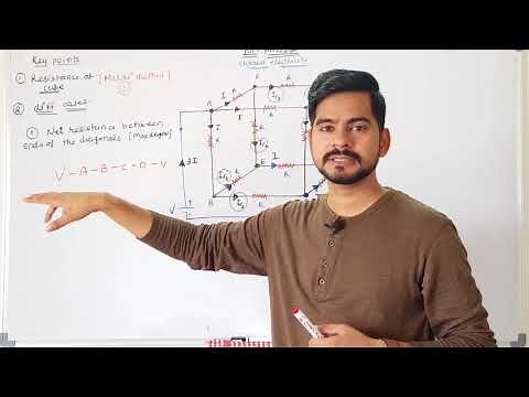 13.Resistance of cube | tricks to solve circuit | iit jee neet physics