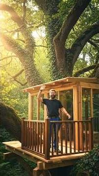 I Found a Giant Ancient Tree and Decided to Live Inside It... (The Secret Cabin)