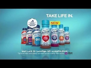 TV Commercial Spot - Ensure Active Heart Health Chocolate Drink - Fitness Class - Take Life In