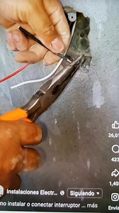 1M views · 18K reactions | Como instalar contacto con interruptor en misma placa | Instalaciones Electricas Y Soldadura IE&S | Facebook
