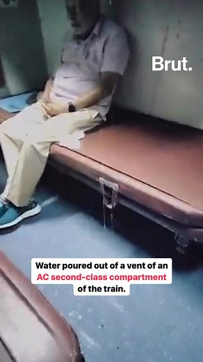 29K views · 147 reactions | While India pushed ahead with plans for an ultra-modern bullet train, these images from Avantika Express showed that the standard of service in some current trains was far from satisfactory. | Brut India | Facebook