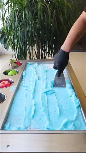 Street Ice Cream Soda Blend 🥤🍦 Summer Viral Treat #shorts #icecream #streetfood