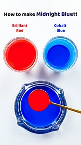 How to make Midnight Blue?! #colormixing #satisfying #fblifestyle #paint | Painting Academy