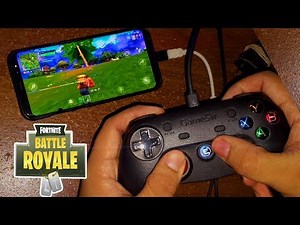 Jugando Con Mando FORTNITE Para ANDROID