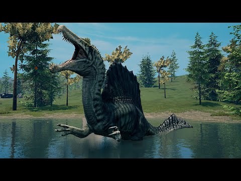 Path of Titans - SPINOSAURUS Combat - PvP Highlights