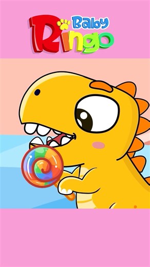 Dino Sharing Ice Cream with me #sharingsong #dinogivemyicecream #shorts