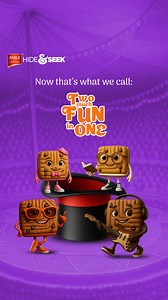 22K views · 200 reactions | Abra-cookie-dabra!  Our cookies know a trick or four. Vanilla. Strawberry. Chocolate. Orange. One bite, and you’re in for two much fun, magically layered.彩 Savour the crunch of choco chip cookies with a delicious swirl of creme sandwiched within!  Go on, take your pick!  [Two Much Fun In One, Magic, Hide & Seek, Creme Sandwich, Chocolate, Strawberry, Vanilla, Orange, Snack, Cookie, Treat, Sweet] | Parle Hide & Seek | Facebook