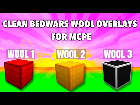 I Found The Best Bedwars Wool Overlays for Minecraft (Bedrock Edition/MCPE)