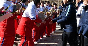 N. Koreans go to Olympics