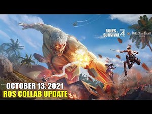 "4TH ROSVERSARY ! ATTACK ON TITANS IS HERE" (ROS New Update) October 13, 2021