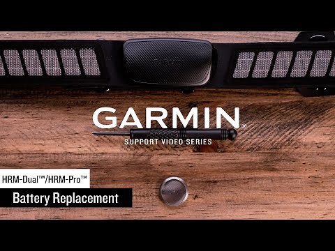 Support: Changing the battery on a Garmin Heart Rate Monitor