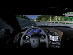 Realistic Highway Run | Logitech G29 | BeamNG Drive