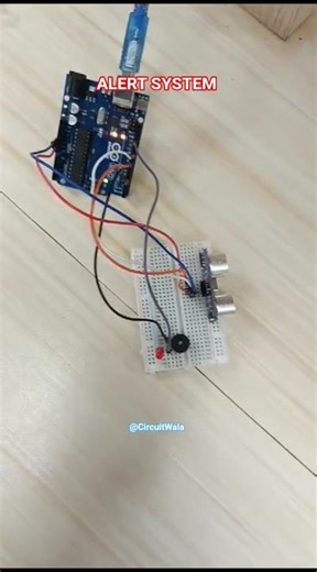 Object detection Alert System Aurdino uno project #arduinoproject #iot #electronicsproject #shorts