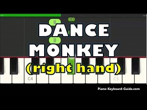 Tones and I - Dance Monkey (Right Hand Slow and Easy Piano Tutorial)