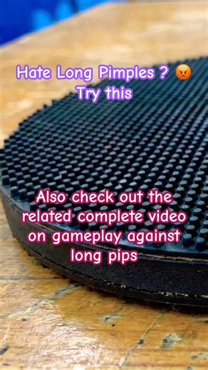 Lose mentally against Long Pips ? 😡😩 Watch this 👁️ #tabletennis #pingpong #pingpongtips #ttlife