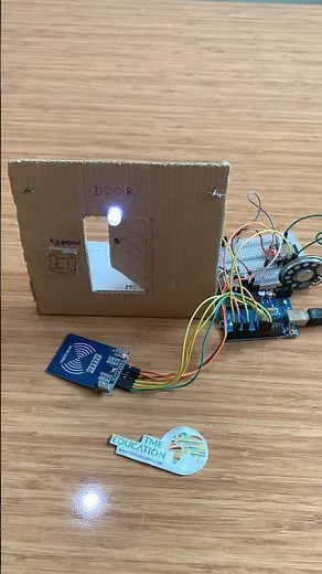 Tag Identification to Open Door using Arduino