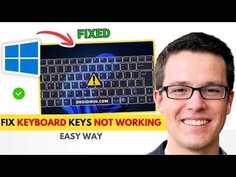 Fix Keyboard Keys Not Working In Windows PC & Laptop