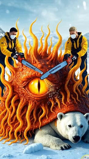 22K views · 215 reactions | The dramatic rescue of the Polar Bear from the alien and the ending #Polarbear #shorts | Rainbow after the storm | Facebook