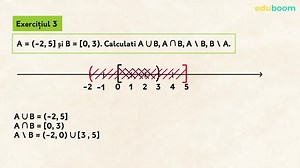 Intervale. Operații cu intervale M2 M3. Matematica, clasa a 9-a