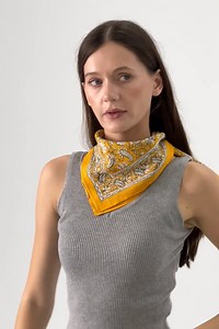 Fashion Printed Bandanas Square Scarf Versatile Styling for Hair Neck