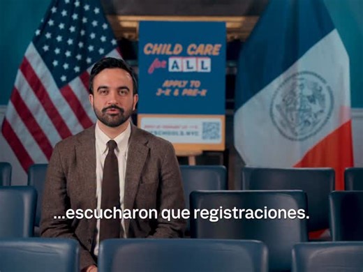 Learning a second language can be hard. Signing up for Pre-K and 3-K is easy. Go to myschools.nyc to apply today. Deadline is tomorrow at midnight! | Mayor Zohran Kwame Mamdani