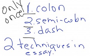Extra Punctuation: Colon, Semi-colon, Dash | Educreations