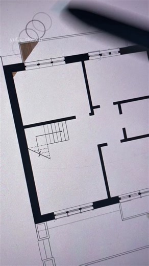 Choose an impressive presentation style for your design project. A 2D sketch plan is a high-quality image at 450 dpi, which can be printed or displayed on screen. Additionally, you have the flexibility to easily make adjusments. #sketch #drawing #interior #ipad #procreate #floorlan #design #house #rest #asmr #asmrvideo