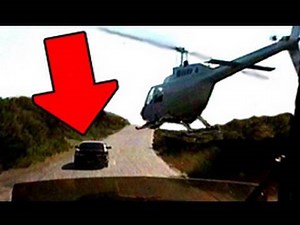 Amazing Helicopter Flying, Car Chase