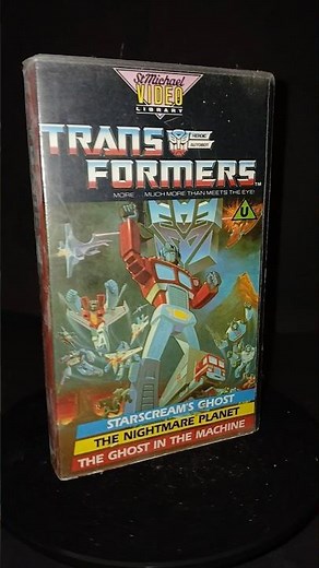 Transformers G1 VHS Tape #transformerscollection #g1transformers #transformerscartoon