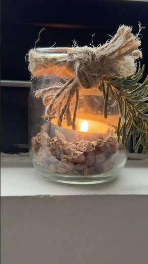 DIY pour faire des photophores avec de la récup pour ta table de fête du jour de l’an