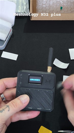 Javi on Instagram: "📡 #meshnology N32 with heltec v3 and abs enclosure. #meshnologykits #esp32 #heltec ✅ Meshnology - N32 Customized Kit For Heltec LoRa V3 IoT Meshmestic https://share.google/z71oP1uvjfKVtPese"