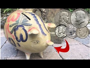 BREAKING OPEN A 54 YEAR OLD PIGGY BANK!!!
