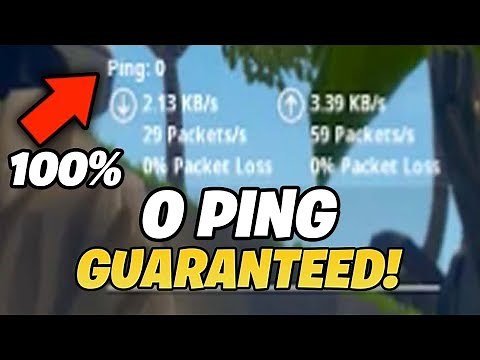 How to get 0 ping on Fortnite (WITH PROOF)