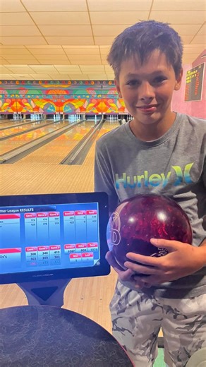 3.8K views · 37 reactions | Missed this one last month, but it's simply too genuine and innocent to share. Congratulations to Hayden Mattox for firing off his very first career perfect game 300 game in the Prairie Lane summer program in Wisconsin. Hayden is 13 years old. | Bowlage.com | Facebook